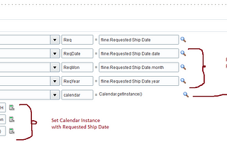 Oracle OBR — Handing Calendar functions