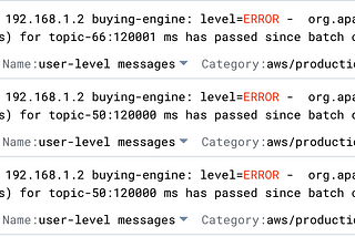 Investigating a network issue encountered with Kafka on AWS