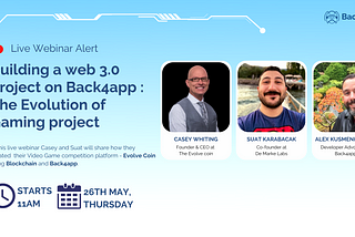 It’s THE event to explore and grasp the fundamentals of creating dApps/Web 3.0 apps using Back4app!