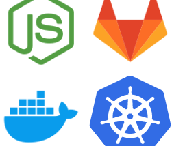 Dockerization and deployment of a Node.js application to Kubernetes using GitLab-CI