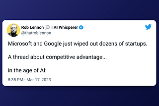 AI-WAR | Google and Microsoft appear to have created a barrier to entry for potential competitors