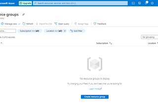 Azure Services Part 3 — Azure Resouce Group