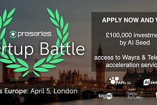 1st Startup Competition Judged By An AI. Apply To Win £100,000 From AI Seed.