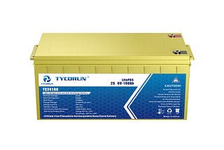 Gold large capacity lithium battery