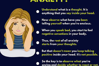 HOW TO CURE ANXIETY?