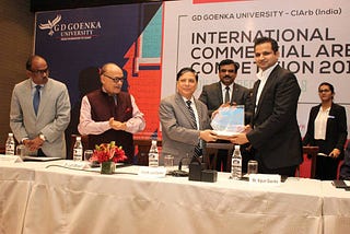 Former Chief Justice of India Justice Dipak Misra inaugurated G D Goenka CIArb (India)…