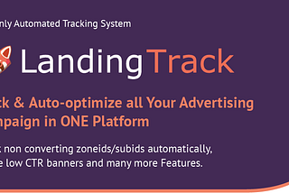 LandingTrack — Control your CTR and ROI