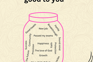 God has been Good to you