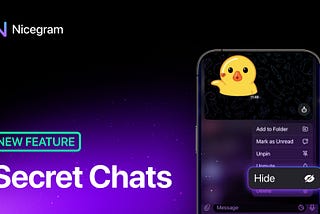 Introducing Secret Chats on Nicegram