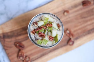 Spiced Pear Overnight Oats