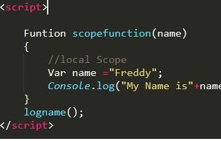 Scopes in JavaScript