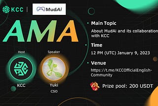 Mudai AMA Recap: About Mudai And Its Collaboration With KCC