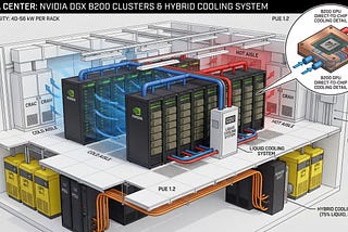 200x Nvidia B200 ile Cluster Dizaynı — Part 1: Elektrik & Güç Hesaplamaları ve Soğutma & Isı…
