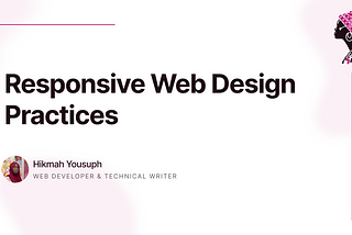 Responsive Web Design Practices