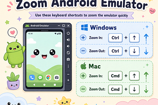 使用快速鍵縮放獨立視窗的 Android 模擬器