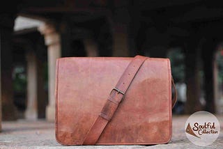 Style With Leather Messenger Bag