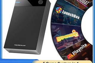 12TB Gaming HDD: Hyperspin, Launchbox & Playnite — 86,000+ Retro Games Console for PS3/PS2/Wii