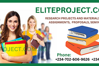 Project topics and materials Elite project Inc.