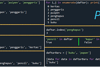 Tips Menggunakan Array [List] dalam Python