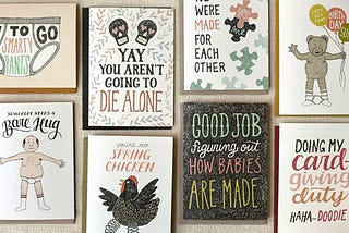 What Inspires Amanda Wright to Sell Handmade Greeting Cards in the 21st Century