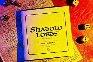 Foto do livro Shadow Lords segunda edição.