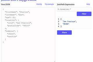 JsonPath tutorial