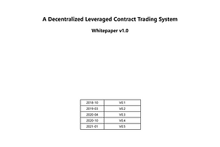 0xCFD Whitepaper: A Decentralized Leveraged Contract Trading System