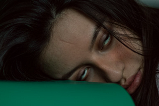 A very tired and depressed looking woman