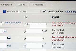 EMR Cluster stuck at provisioning