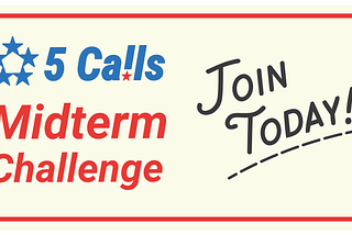 Introducing the 5 Calls 2018 Midterm Challenge!