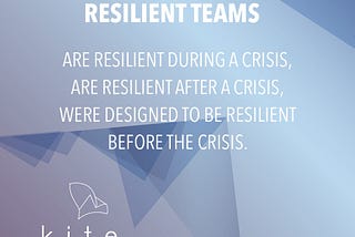 Designing Resilient Teams