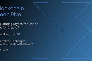 Reimagining Crypto On/Off Ramps: The Decentralised Way