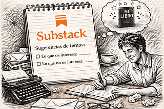 Los artículos sobre escritura estarán en Substack