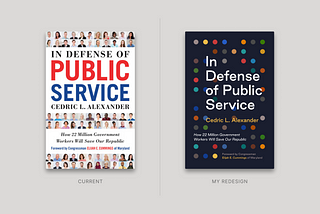 I redesigned a book about public service just for fun.