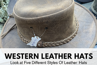 Leather Western Hats For Men and Women Premium Quality Headwear