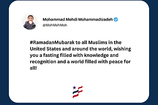 #RamadanMubarak to all Muslims in the United States and around the world, wishing you a fasting…