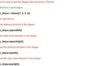 Deque: Python Data Structure