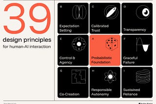 39 principles for designing human-AI interaction