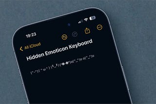 Unlock Hidden Emoticon Keyboard on iPhone