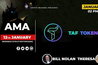 Crypto Wizards AMA With TAF TOKEN