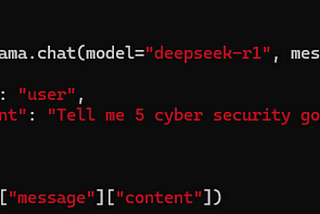 Installing and using DeepSeek AI