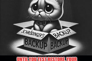 Schrödinger’s Backups: A Lesson in Uncertainty