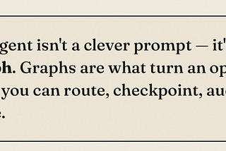 Enterprise Scale Agentic Systems Illustrated — Part 1–3 Using LangGraph : The need for Execution…