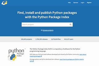 Uploading a Python package to PyPi