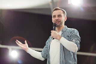 Be a standup comedian, before you get ready to be a CEO