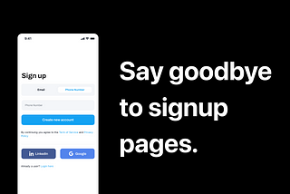 Does your app really need the Signup flow?