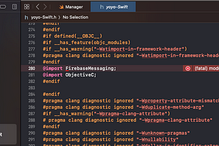 Framework 專案引入 FirebaseMessaging 找不到模組