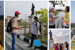 A musical walk along the Marina Beach