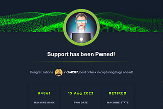 HackTheBox -Support Walkthrough