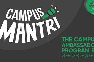 Campus Mantri Programme Details